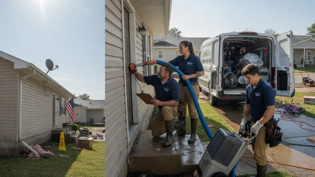 Ceiling Water Damage Restoration in Hartshorn, MO near me